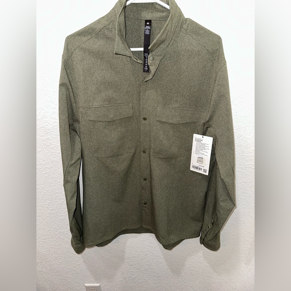 Lululemon Green Button-up (New with Tags)
